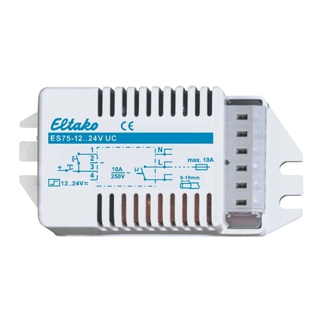 ELTAKO ES75-12..24V UC Stromstoßschalter für Leuchteneinbau