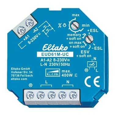 ELTAKO EUD61M-UC Multifunktions-Universal-Dimmschalter
