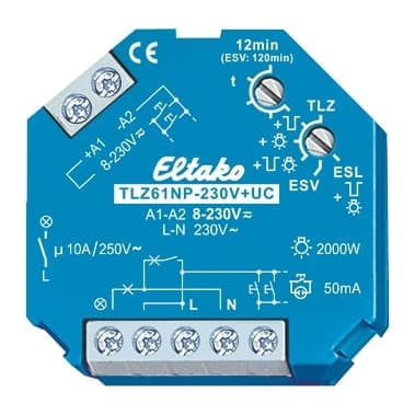 ELTAKO TLZ61NP-230V+UC Treppenlicht-Zeitschalter