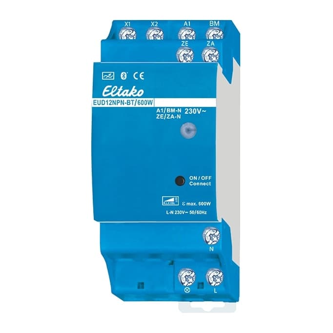 ELTAKO EUD12NPN-BT/600W-230V Universal-Dimmschalter