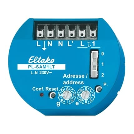 ELTAKO PL-SAM1LT Powerline-TLZ-Aktor 1 Kanal