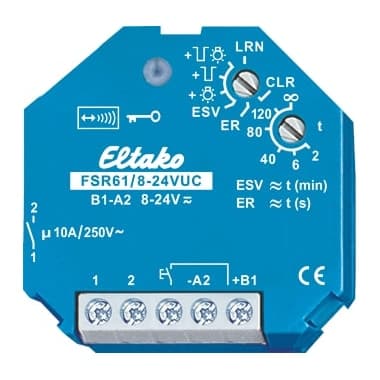ELTAKO FSR61/8-24V UC Funkaktor Stromstoß-Schaltrelais