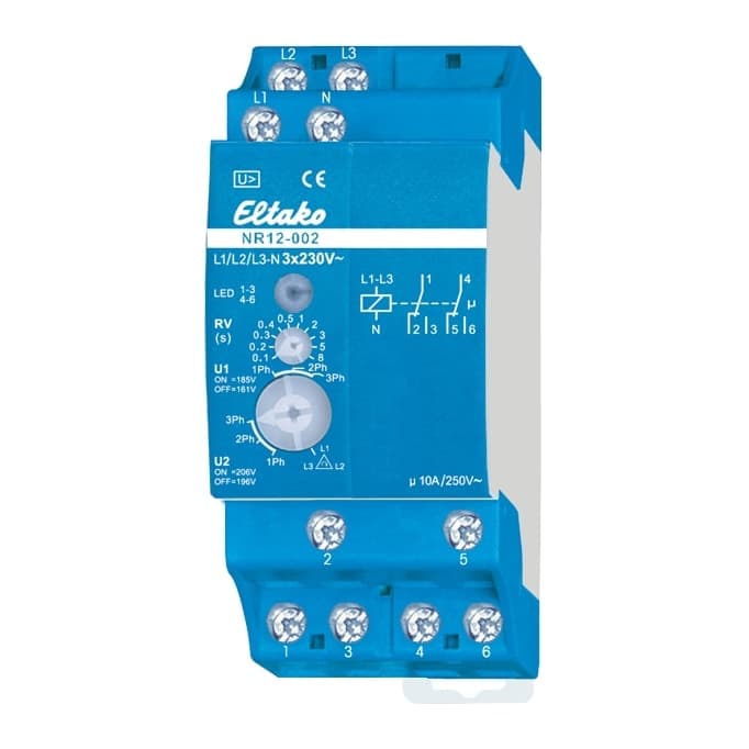 ELTAKO NR12-002-3X230V Netzüberwachungsrelais