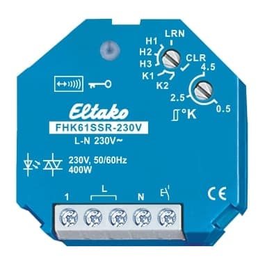 ELTAKO FHK61SSR-230V Funkaktor Heiz-Kühl-Relais geräuschlos