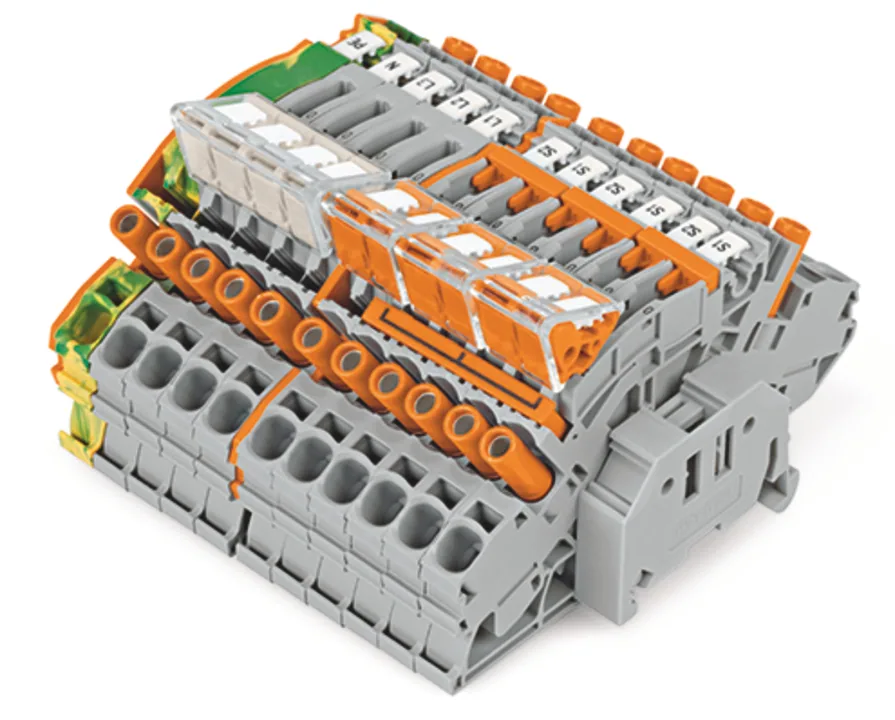 Klemmenblock Serie 2007, für Strom- und Spannungswandler, mehrfarbig (2007-8873)
