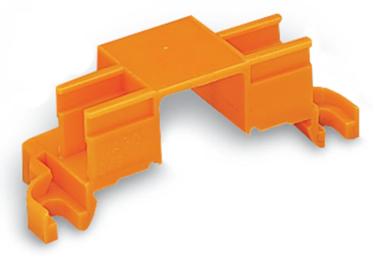 Befestigungsadapter Serie 243, für 4 Steckplätze, Serie 243, orange