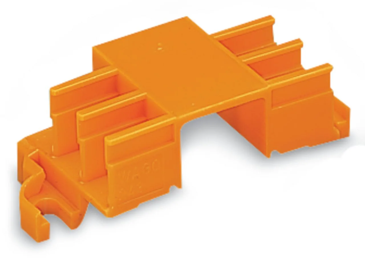 Befestigungsadapter Serie 243, für 6 Steckplätze, Serie 243, orange