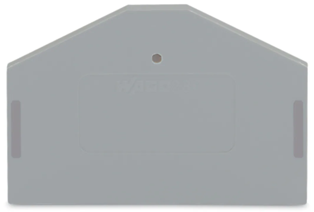 Abschluss- und Zwischenplatte Serie 280, 2,5 mm dick, grau (280-312)