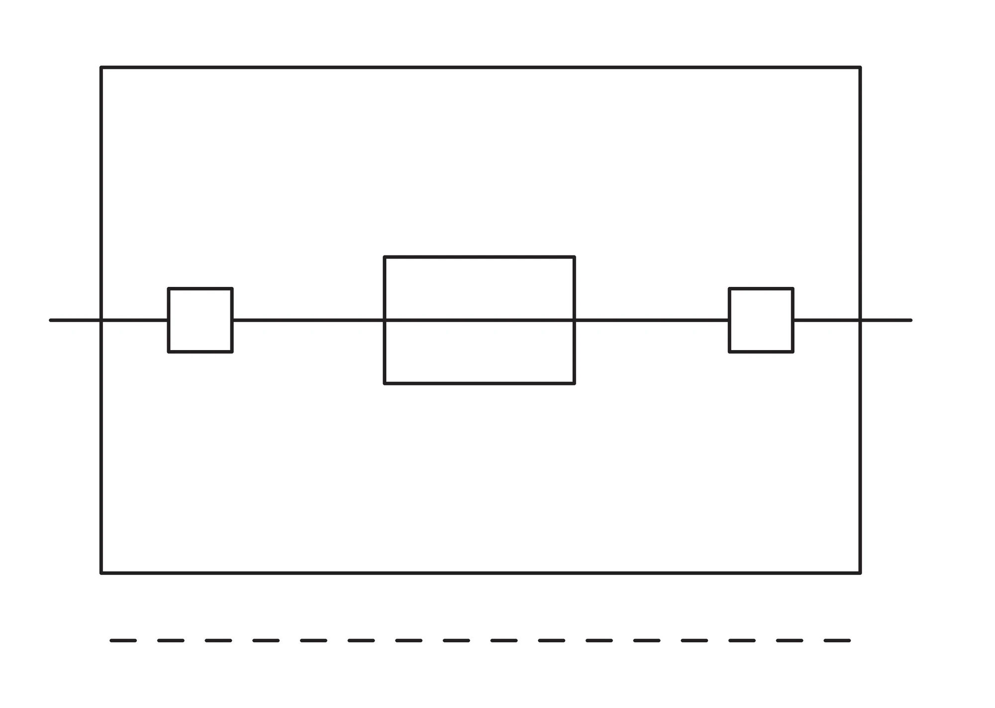 2-Leiter-Sicherungsklemme Serie 281, mit schwenkbarem Sicherungshalter, für G-Sicherungseinsatz 5 x 20 mm, ohne Defektanzeige, grau (281-611) - Schaltbild