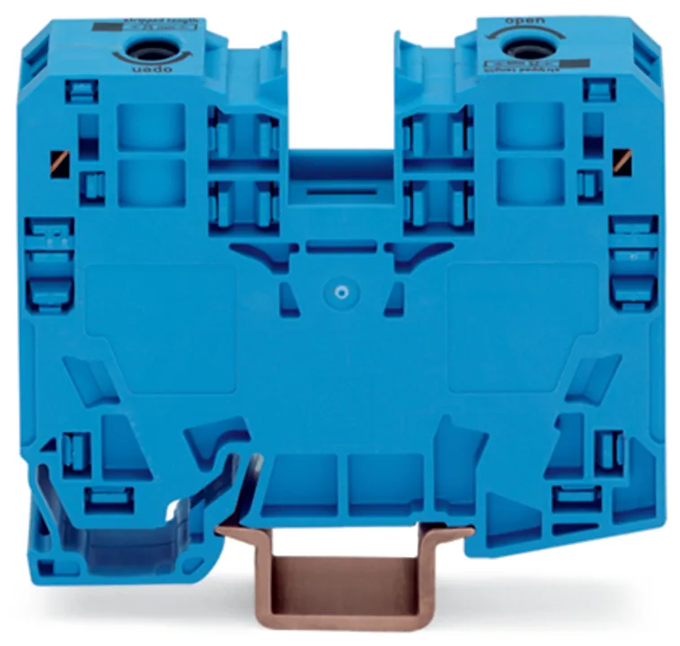 2-Leiter-Durchgangsklemme Serie 285, 35 mm², seitliche Beschriftungsaufnahmen, POWER CAGE CLAMP