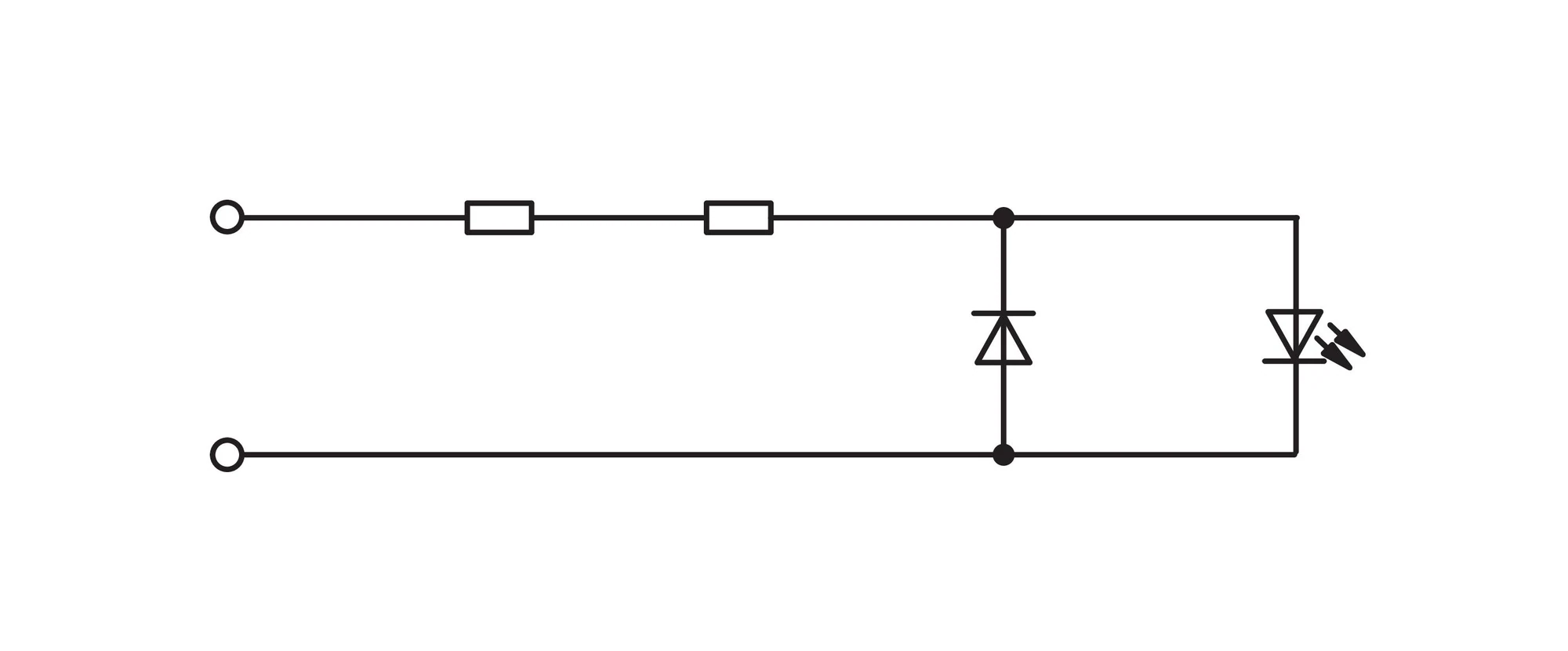 Schaltschrank-Steckdose Serie 709, zur Tragschienen- und Schraubmontage, für Stecker Typ F, CEE 7/4 (SCHUKO), lichtgrau (709-581) - Schaltbild