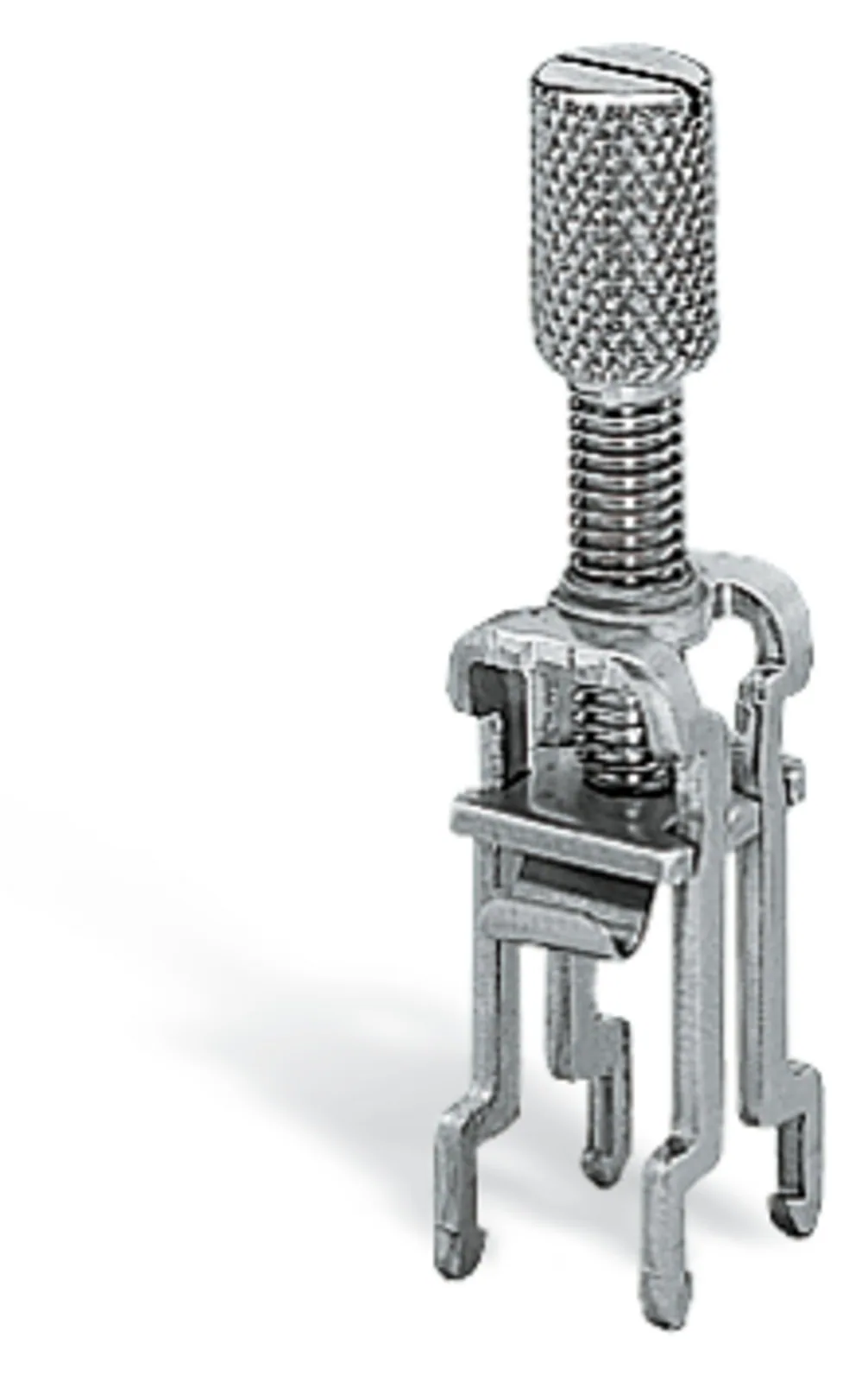 Schirmklemmbügel Serie 790, 11 mm breit, kontaktierbarer Schirmdurchmesser, silberfarben