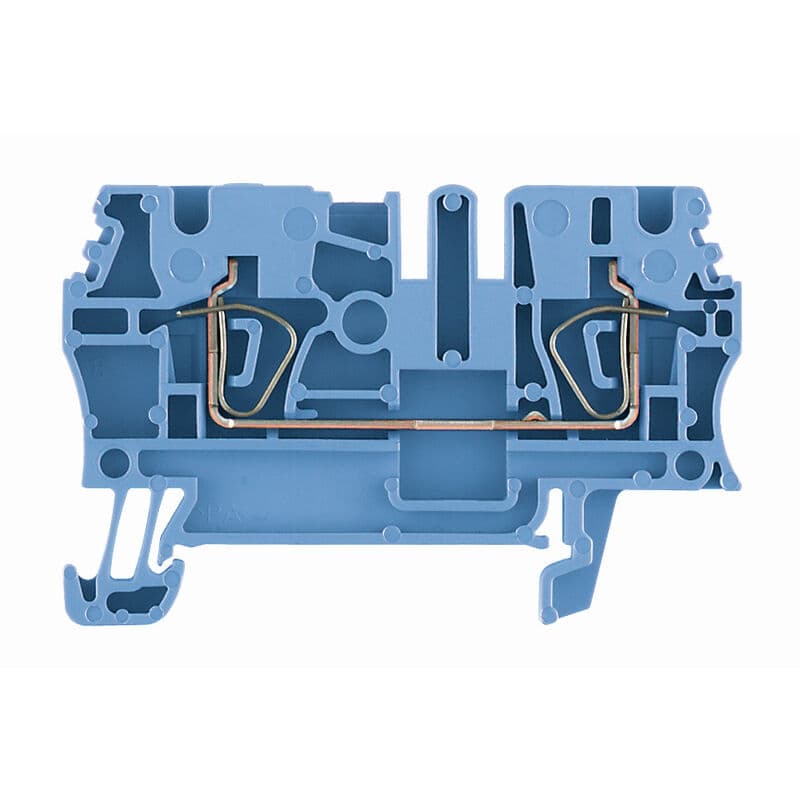 Weidmüller Durchgangsreihenklemme ZDU 2.5 BL, blau