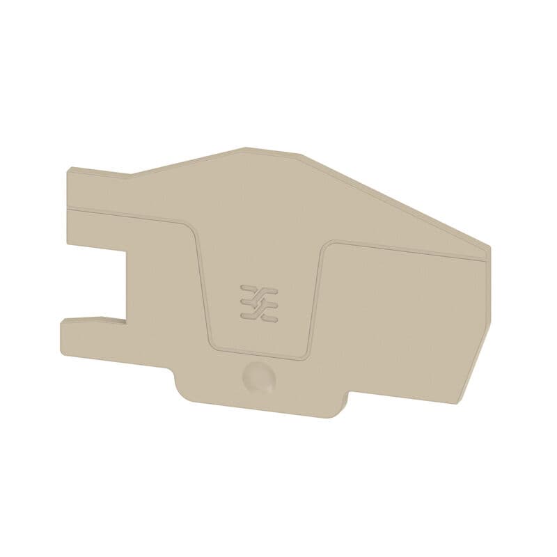 Weidmüller Abschlussplatte AEP ITB 6 BB 2C, dunkelbeige