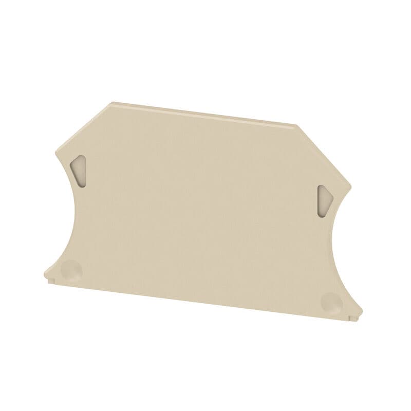 Weidmüller Abschlussplatte WAP 2.5-10, dunkelbeige