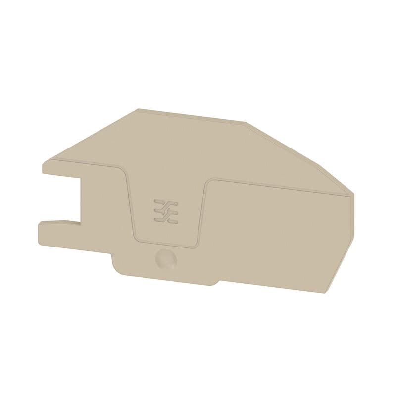 Weidmüller Abschlussplatte AEP ITB 16 BB 2C, dunkelbeige
