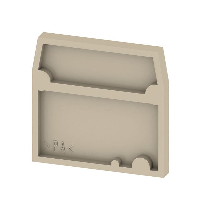 Weidmüller Abschlussplatte AP AKZ2.5, beige