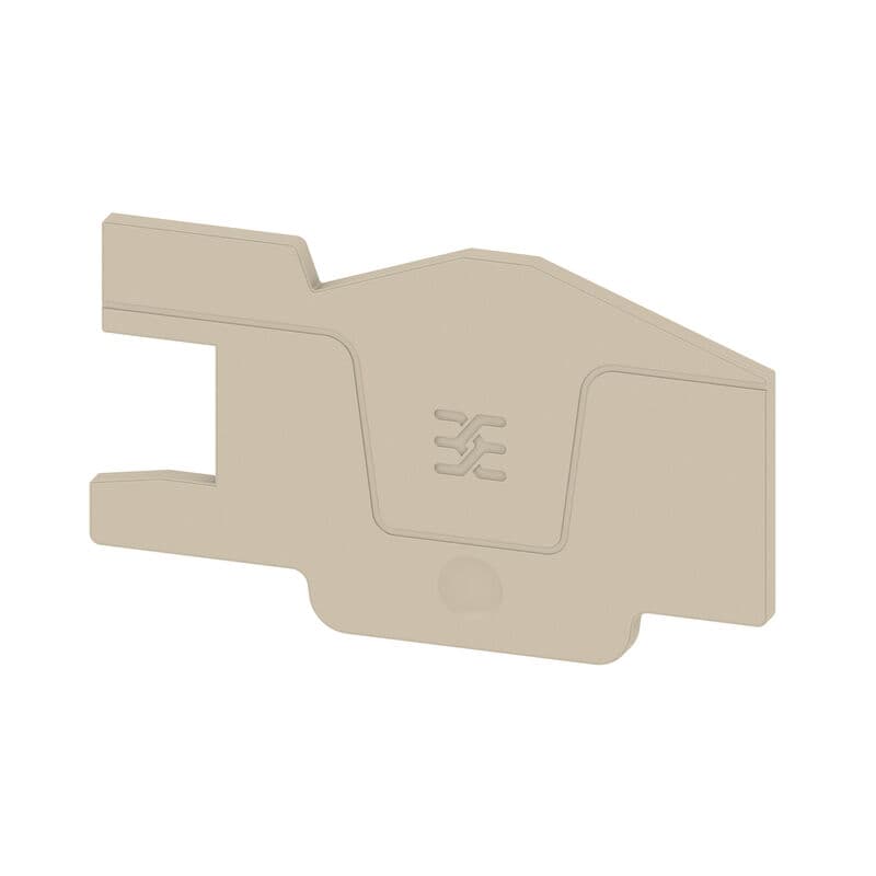 Weidmüller Abschlussplatte AEP ITB 2.5 BB 2C, dunkelbeige