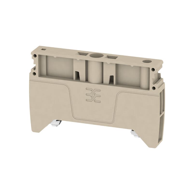 Weidmüller Endwinkel AEB 35 SC/1, dunkelbeige, TS 35