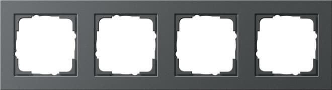 Abdeckrahmen 4fach E2 Anthrazit 021423