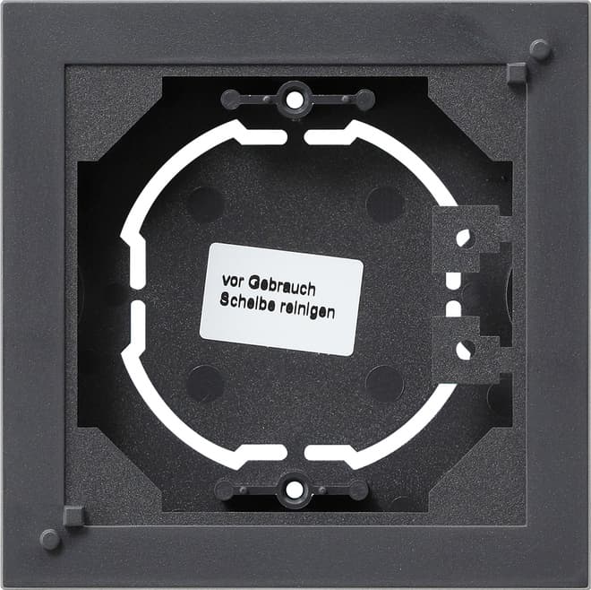 AP-Gehäuse 1fach flach System 55 Anthrazit 021928