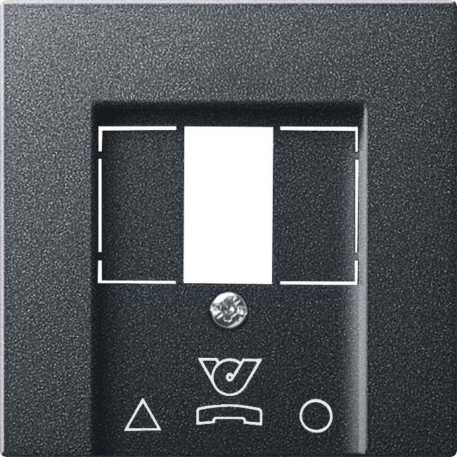 Abdeckung TDO-Anschlussdose System 55 Anthrazit 026028