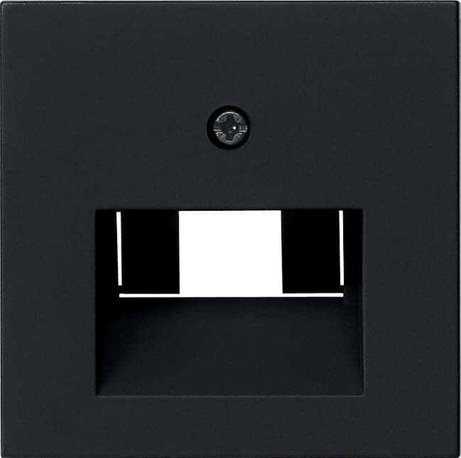 Abdeckung UAE/IAE+Netzwerk System 55 Schwarz matt (lackiert) 0270005