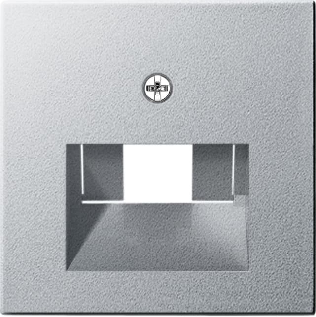 Abdeckung UAE/IAE+Netzwerk System 55 Farbe Alu 027026