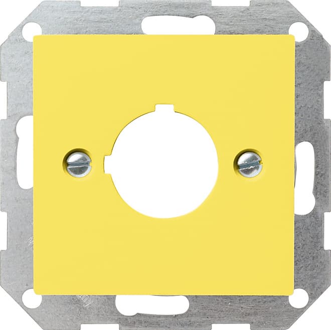 Abdeckung Tragring Taster D22,5mm System 55 Gelb