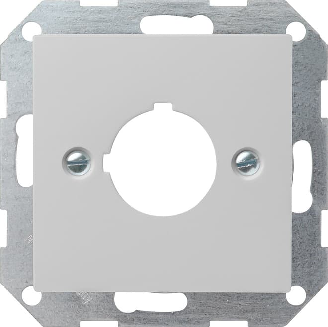 Abdeckung Tragring Geräte D22,5mm System 55 Grau matt (lackiert) 0272015