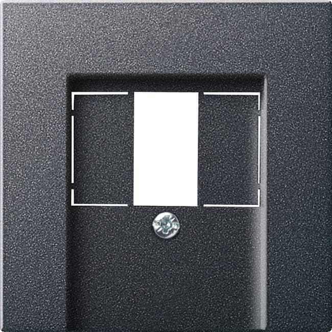 Abdeckung TAE USB System 55 Anthrazit 027628