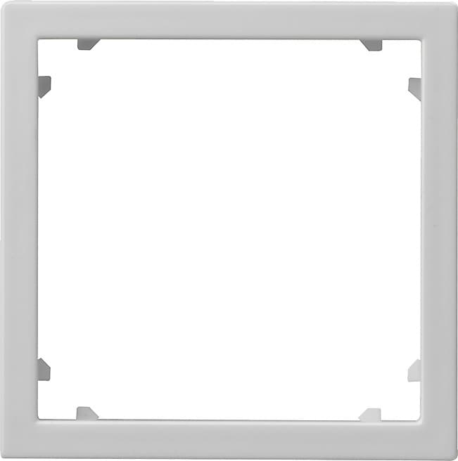 Adapterrahmen quadratisch 45x45mm System 55 Grau matt (lackiert) 0283015