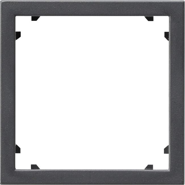 Adapterrahmen quadratisch 45x45mm System 55 Anthrazit 028328
