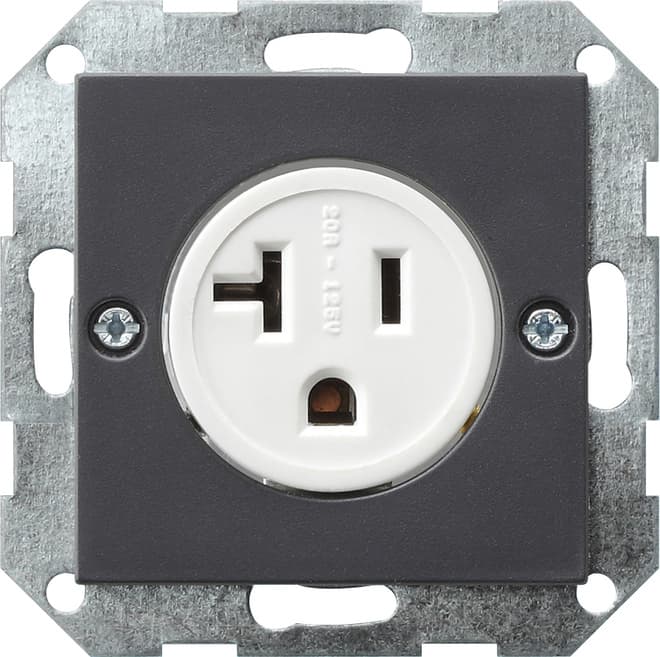 Steckdose NEMA 5-20R System 55 anthrazit