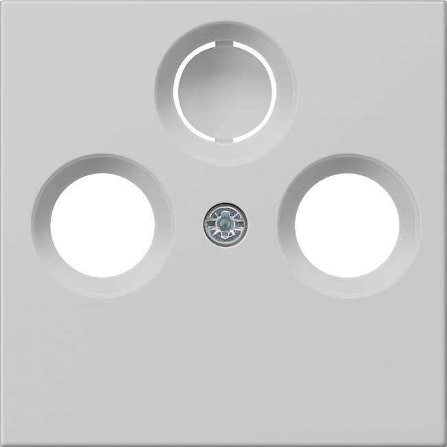 Abdeckung Koaxial-Antennensteckdose System 55 Grau matt (lackiert) 0869015
