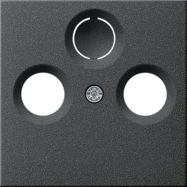 Abdeckung Koaxial-Antennensteckdose System 55 Anthrazit 086928
