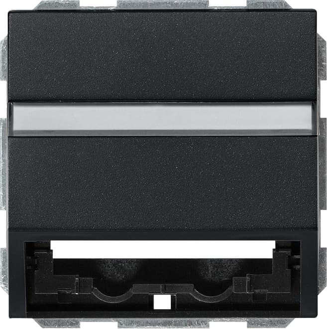 Datenhaube Tragring+BSF System 55 Schwarz matt (lackiert) 0870005