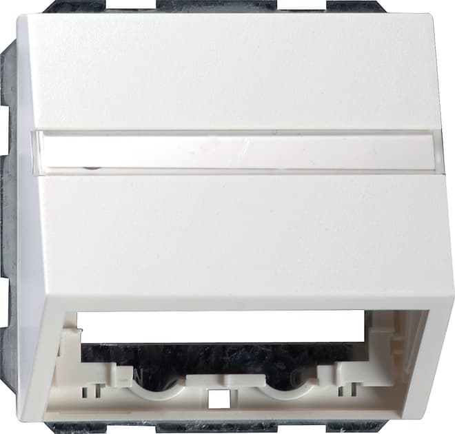 Datenhaube Tragring+BSF System 55 Reinweiß glänzend 087003