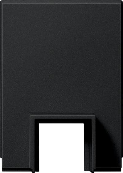 Adapter Leitungseinf. Kanal 15x15mm System 55 Schwarz matt (lack.) 1069005