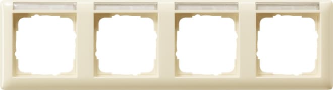 Abdeckrahmen 4fach waager. BSF Standard 55