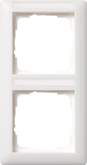 Abdeckrahmen 2fach senkrecht BSF Standard 55