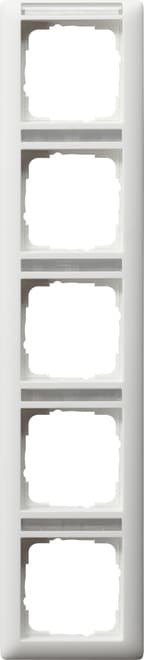 Abdeckrahmen 5fach senkrecht BSF Standard 55