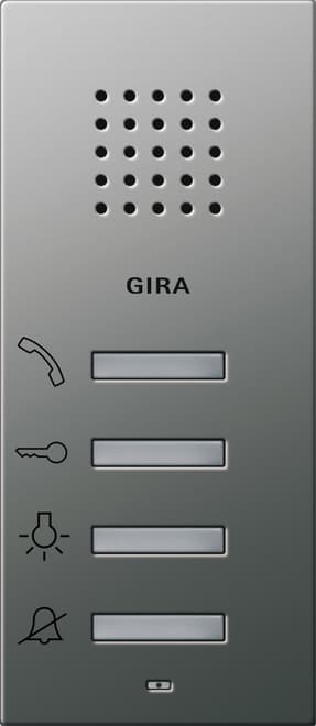 Wohnungsstation AP System 55 Edelstahl 1250600