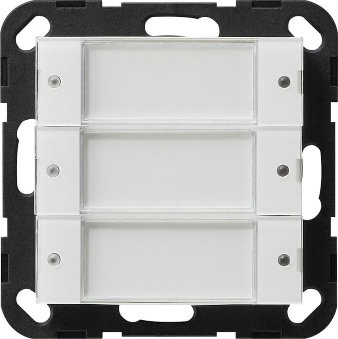 Tastsensor2 3fach 24V pot.frei BSF System 55 Klar