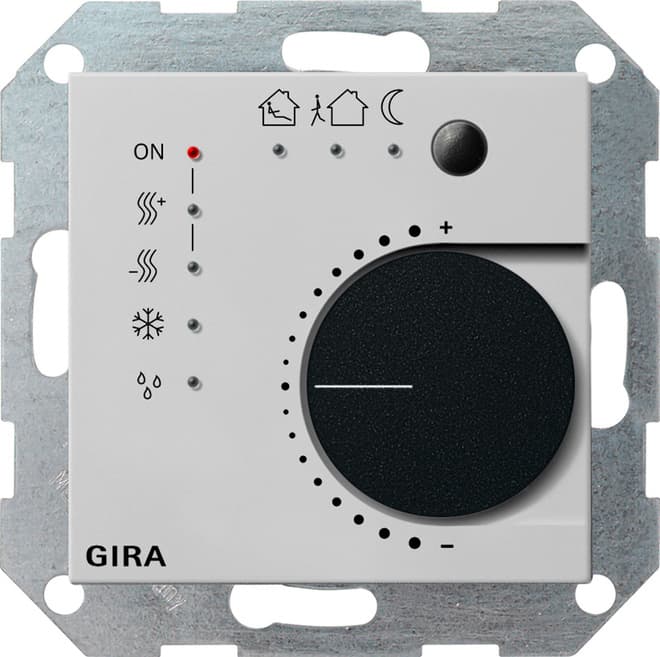 Stetigregler Tasterschnittstelle 4f KNX System 55 Grau matt (lack) 2100015