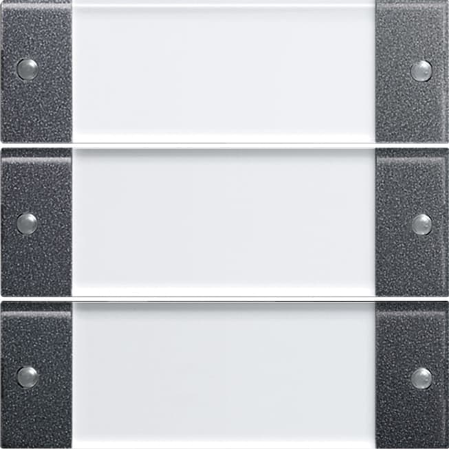 Wippenset 3fach BSF System 55 Klar/Anthrazit 213328