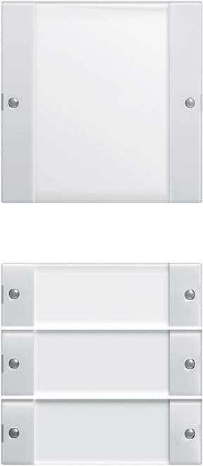 Wippenset 4fach (1+3) BSF System 55 Klar/Reinweiß glänzend 213403