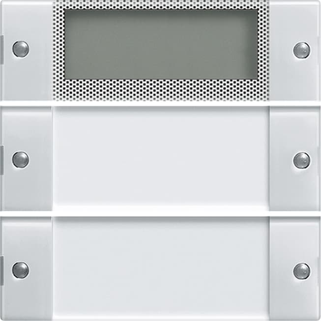 Wippenset 2fach Plus BSF System 55 Klar/Reinweiß glänzend 214203