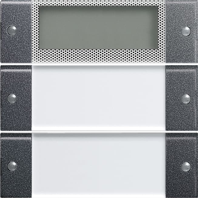 Wippenset 2fach Plus BSF System 55 Klar/Anthrazit 214228