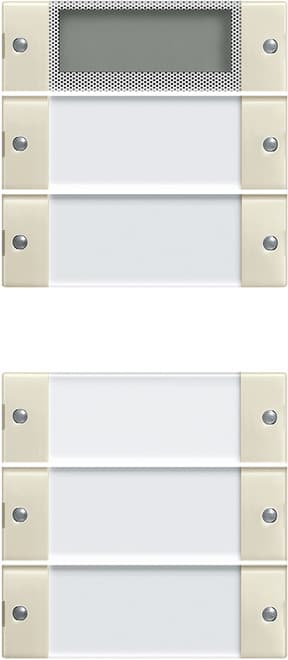 Wippenset 5fach Plus (2+3) BSF System 55 Klar/Cremeweiß glänzend 214501
